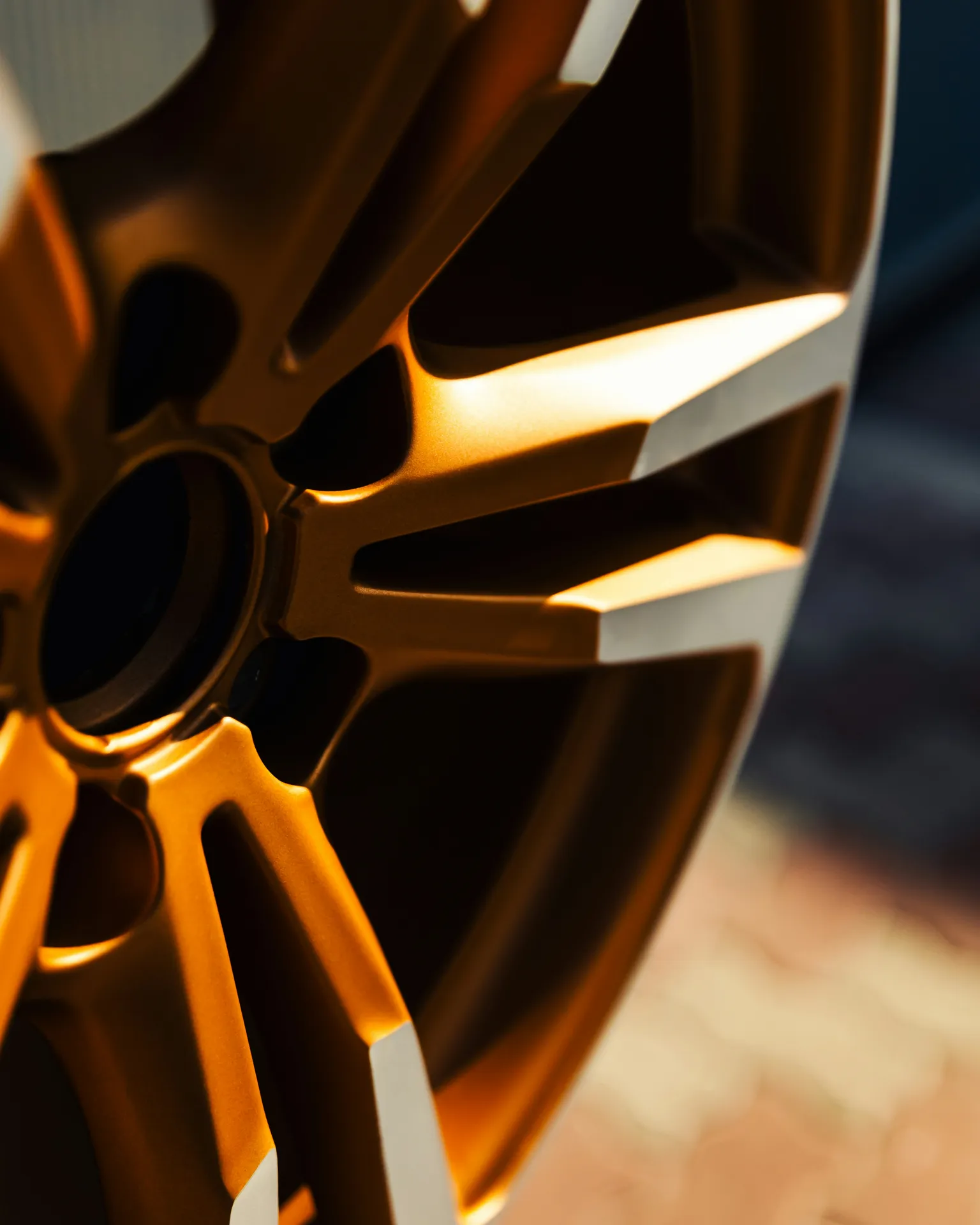 Powder coated wheel